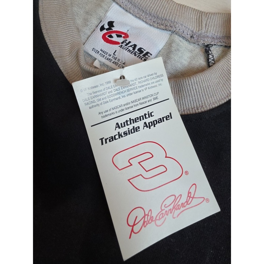 VTG NASCAR Dale Earnhardt Goodwrench Service Plus L Chase T Shirt Racing 3 NWT - Picture 2 of 10